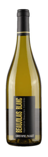 BEAUJOLAIS BLANC PACKSHOT FT PACALET Beaujolais Blanc Chardonnay du Domaine Christophe Pacalet