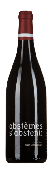ABSTEMES S'ABSTENIR PACKSHOT FT Abstèmes s'abstenir du Domaine Cosse Maisonneuve