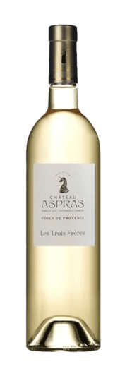 ASPRAS 3 FRERES BLANC PACKSHOT FT 3 Frères blanc du Domaine Aspras