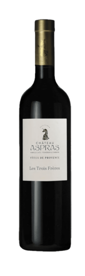 ASPRAS 3 FRERES ROUGE PACKSHOT FT 3 Frères rouge du Domaine Aspras à Correns