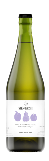 SIEVERSII PACKSHOT FT Siéversii, cidre de pommes et poires du Domaine les Longues Vignes