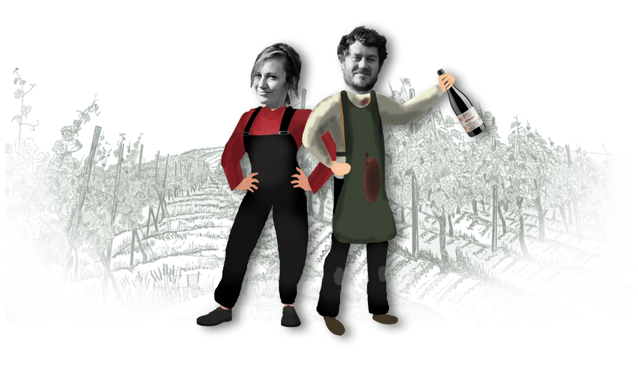 Pierre Olivier et Pauline Laurent de Cantalauze à Cahuzac-sur-Vère