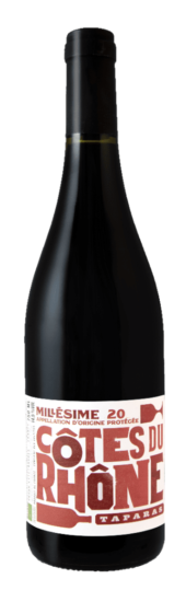 Taparas rouge AOP Côtes du Rhône des Vignerons d'Estézargues