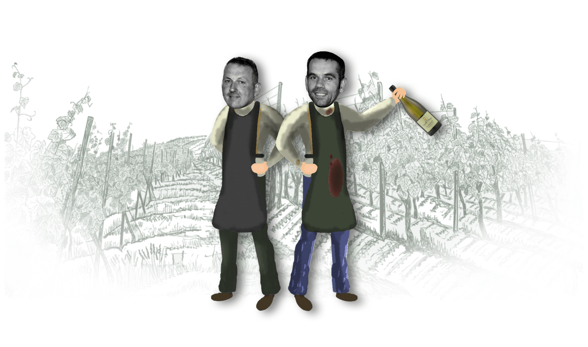Thibaut et Benoît du Domaine Dauny