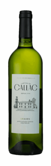 Cuvée Tradition Blanc du Château Callac en AOP Graves