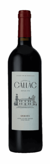 Cuvée Tradition Rouge du Château Callac en AOP Graves