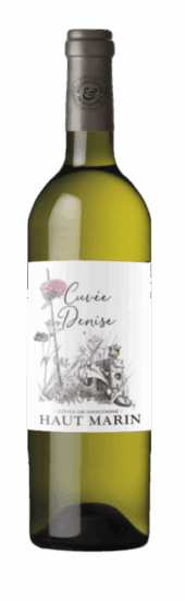 Cuvée Denise du Domaine Haut-Marin en IGP Côtes de Gascogne blanc