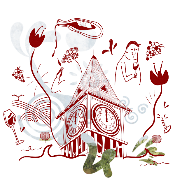 Graphisme du salon Oenoplaisir 2026 au Domaine des Ormes