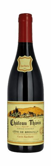 Zaccharie AOP Côte de Brouilly du Château Thivin