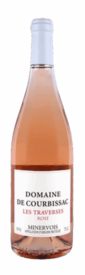 Les Traverses Rosé AOP Minervois du Domaine de Courbissac